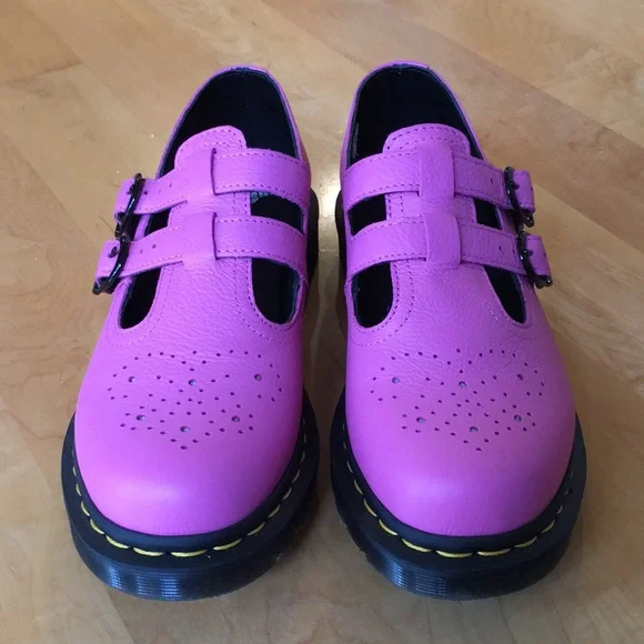 Dr. Martens 8065 Virginia Leather Mary Jane Shoes - Picture 3 of 16